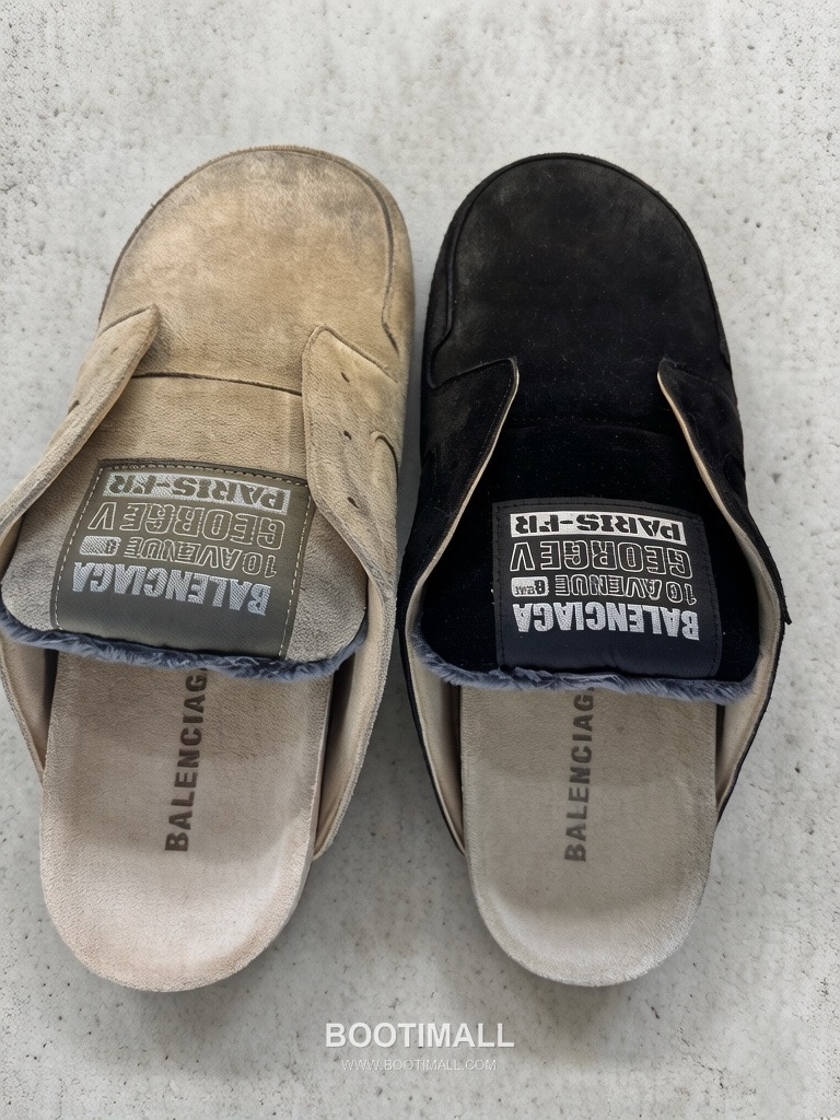 Balenciaga Fur Mule Sandals Black 발렌시아가 퍼 뮬 샌들 블랙 9