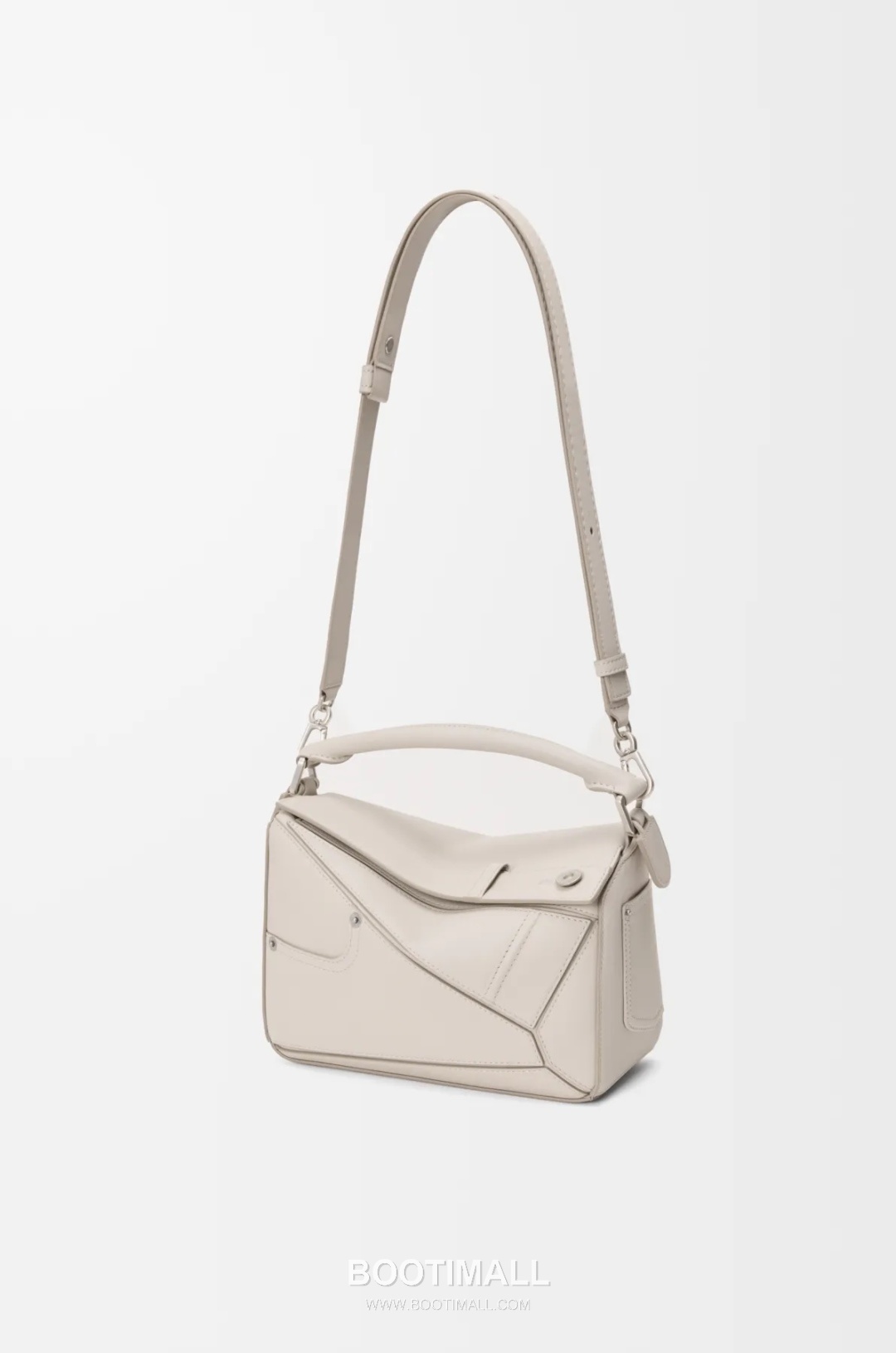 Loewe Panta Puzzle Small Shiny Calfskin Grey Handbag 로에베 판타 퍼즐 스몰 052557100 샤이니 카프스킨 그레이 핸드백 24cm 6