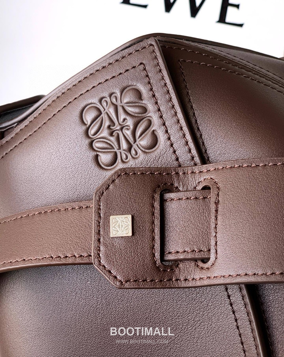 Loewe Puzzle Biker Large Shiny Calfskin Black Handbag 로에베 퍼즐 바이커 라지 652566115 샤이니 카프스킨 블랙 핸드백 33cm 13