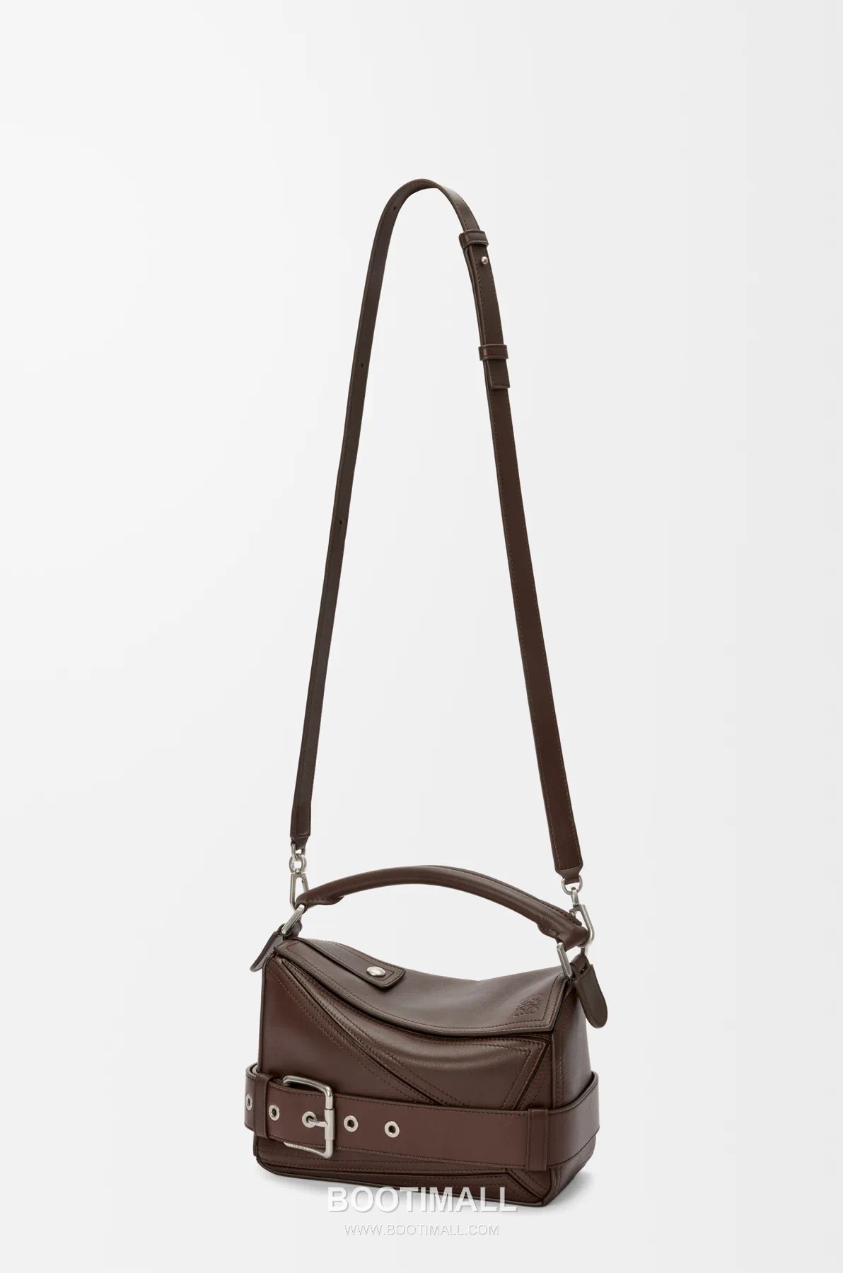 LOEWE Puzzle Biker Small Bag 052517100 로에베 퍼즐 바이커 스몰 토트백 글로시 카프스킨 24cm 5