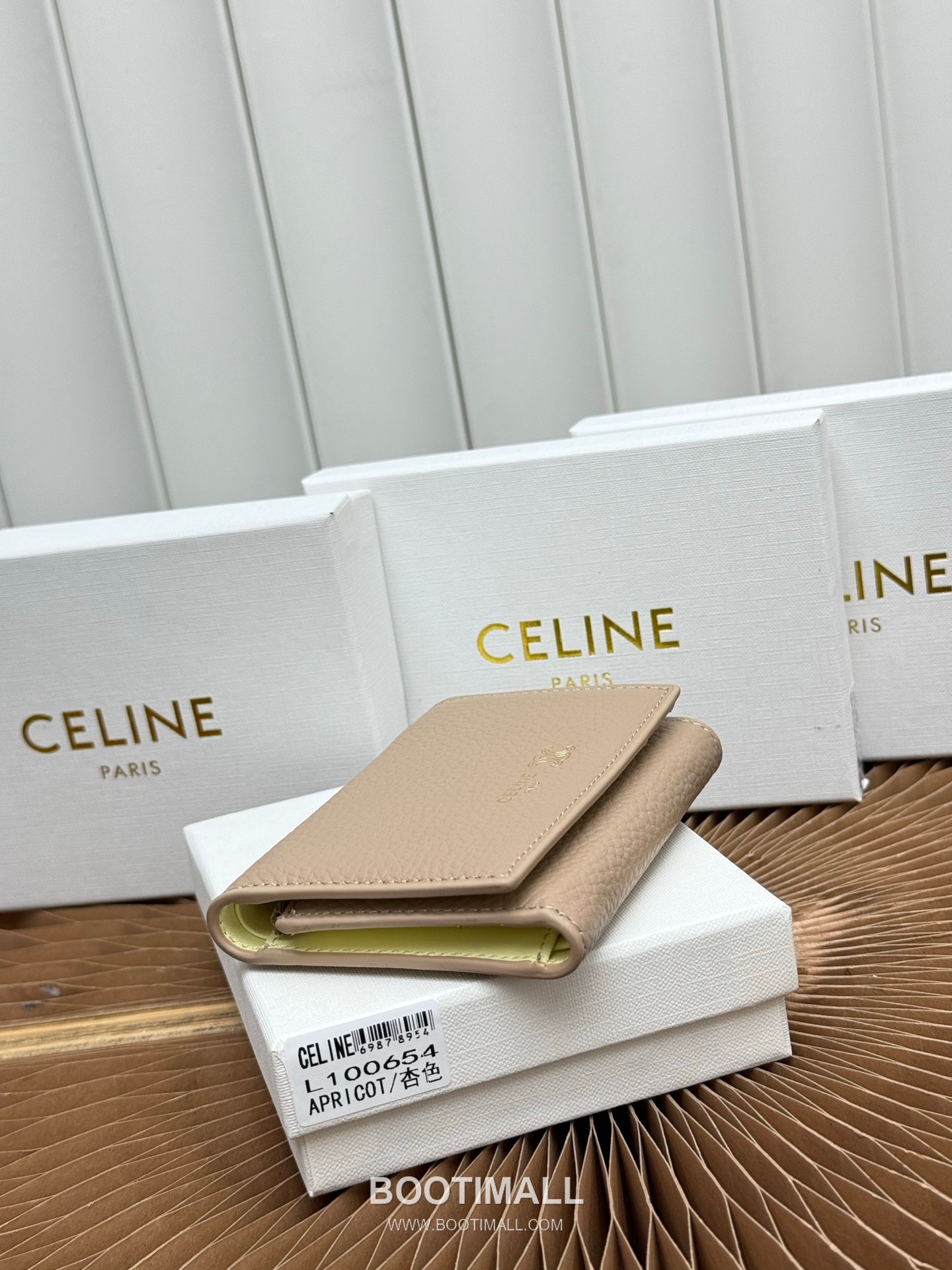 Celine Grained Calfskin Small Wallet 셀린느 그레인드 카프스킨 스몰 반지갑 L100654 10.5cm 5