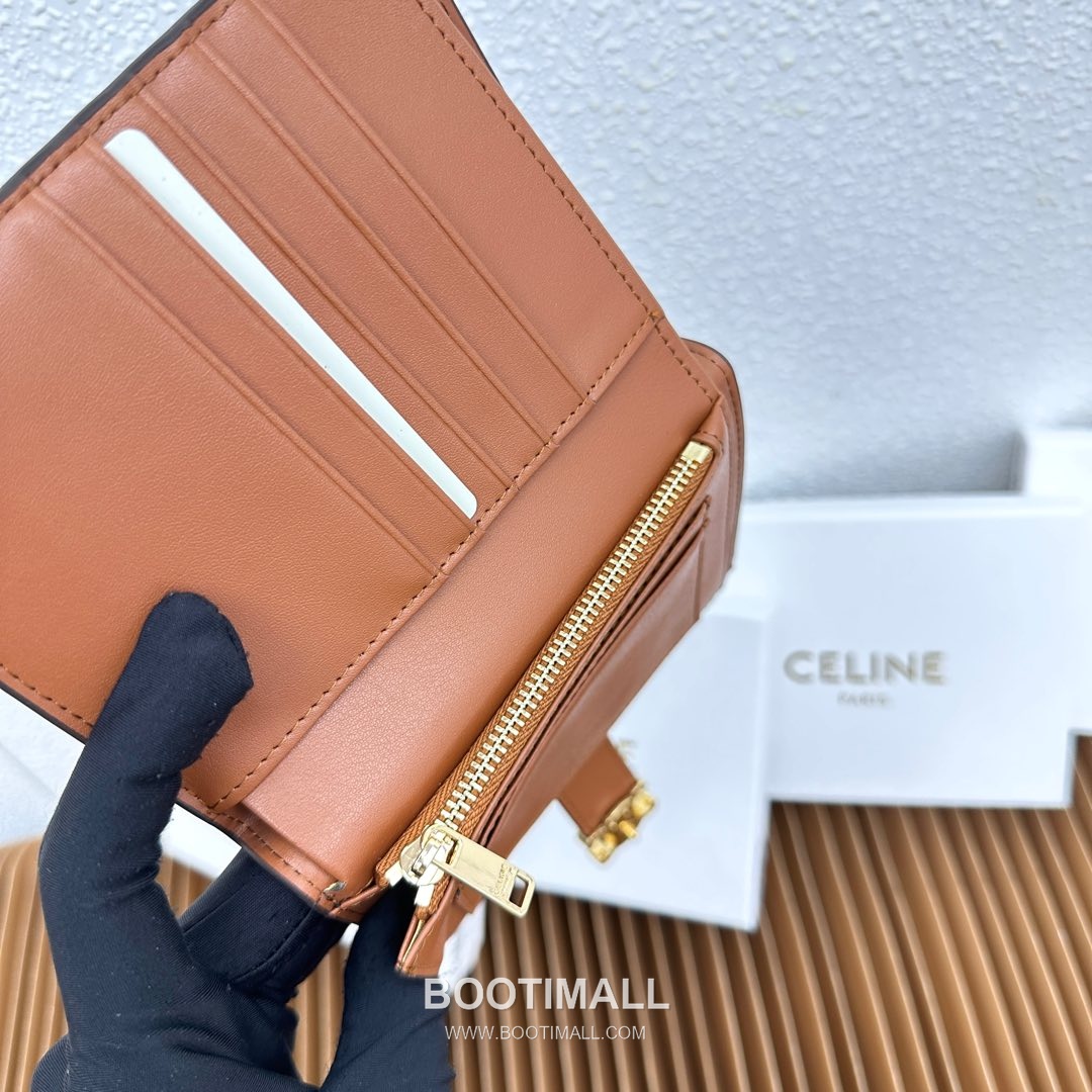 Celine Victoire Medium Wallet in Calfskin 셀린느 빅투아르 미디엄 카프스킨 지갑 10912 14cm 8
