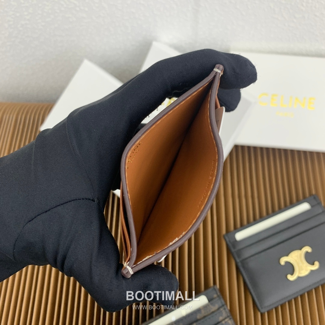 Celine Triomphe Canvas Card Holder 셀린느 트리옹프 캔버스 카드홀더 10832 11cm 7