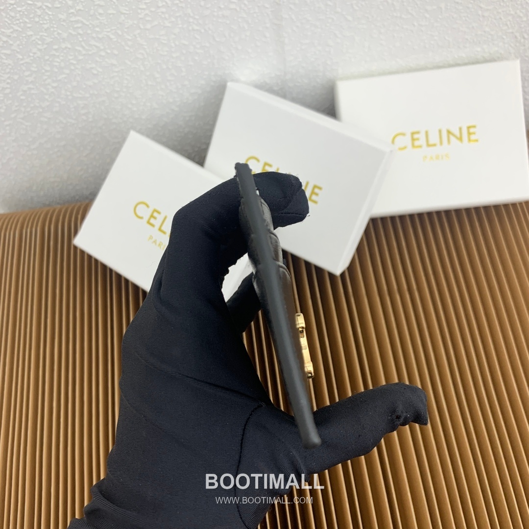 Celine Triomphe Canvas Card Holder 셀린느 트리옹프 캔버스 카드홀더 10832 11cm 4