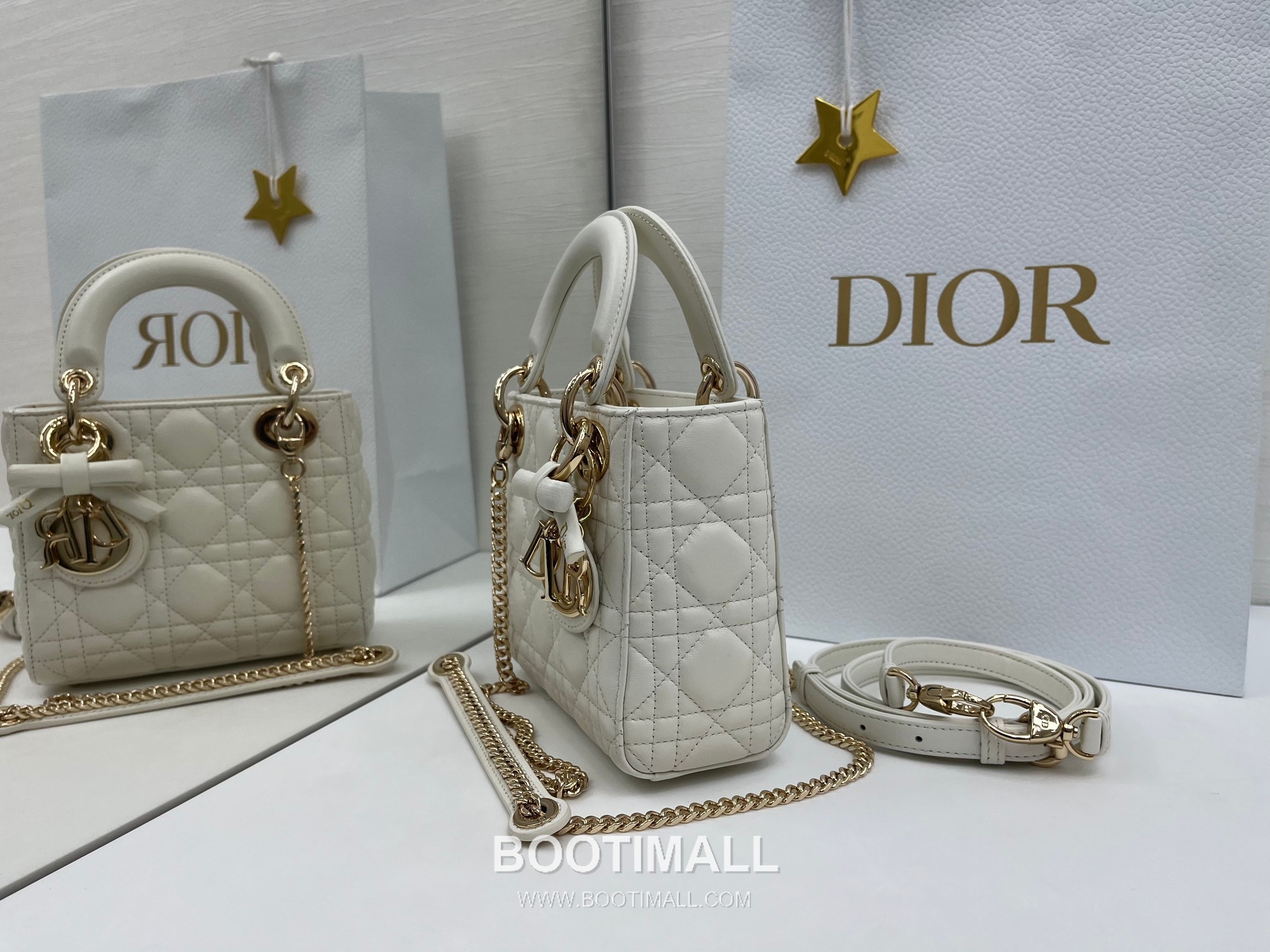 Dior Lady Dior Mini Cannage Lambskin Top Handle Bag 디올 레이디디올 미니 까나쥬 램스킨 토트백 17cm 4