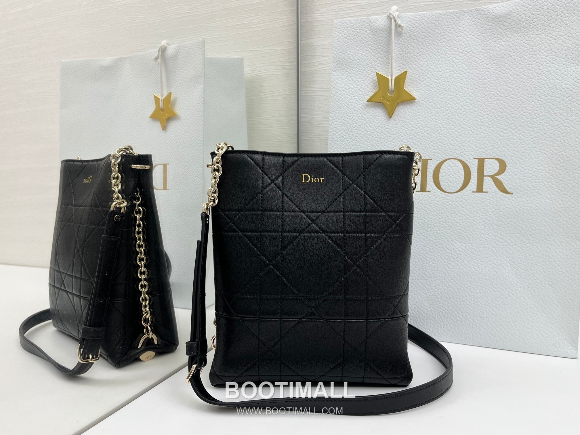 Dior Trianon Vertical Cannage Lambskin Chain Shoulder Bag 디올 트리아농 버티컬 까나쥬 램스킨 체인 숄더백 21cm 1