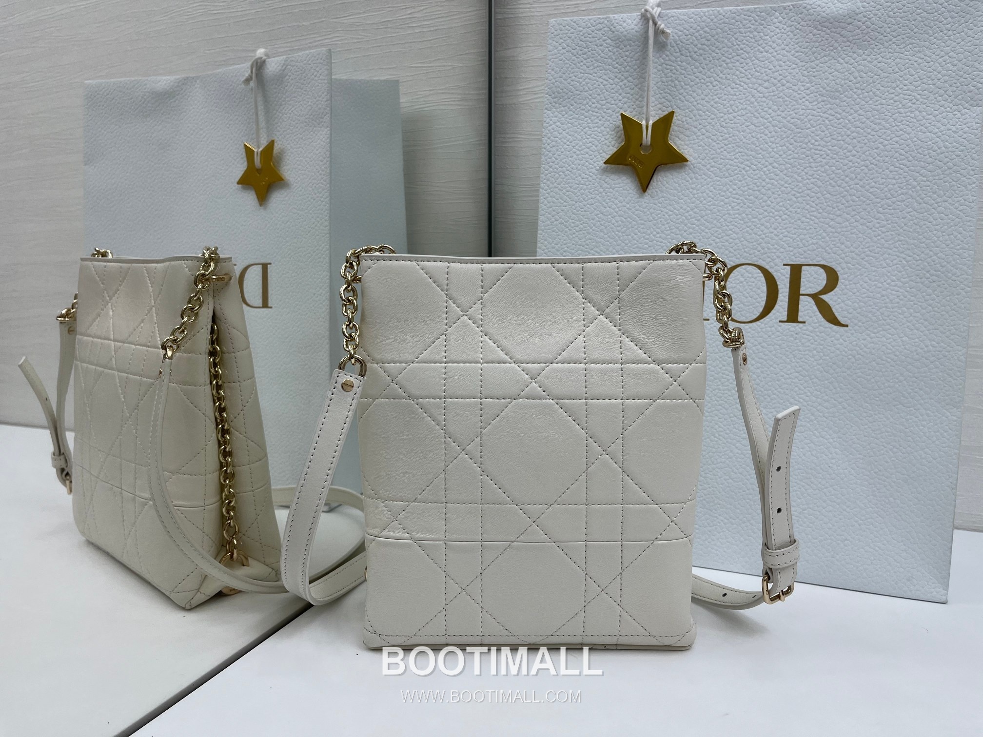 Dior Trianon Vertical Cannage Lambskin Chain Shoulder Bag 디올 트리아농 버티컬 까나쥬 램스킨 체인 숄더백 21cm 2