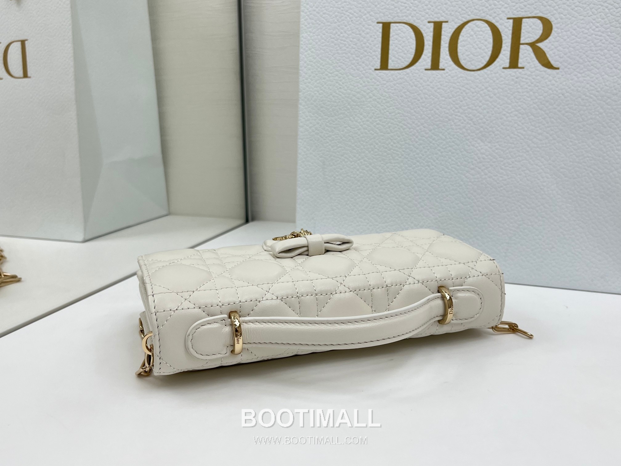 Dior My Dior Mini Cannage Lambskin Chain Flap Bag 디올 마이 디올 미니 까나쥬 램스킨 체인 플랩백 S0984 21cm 7
