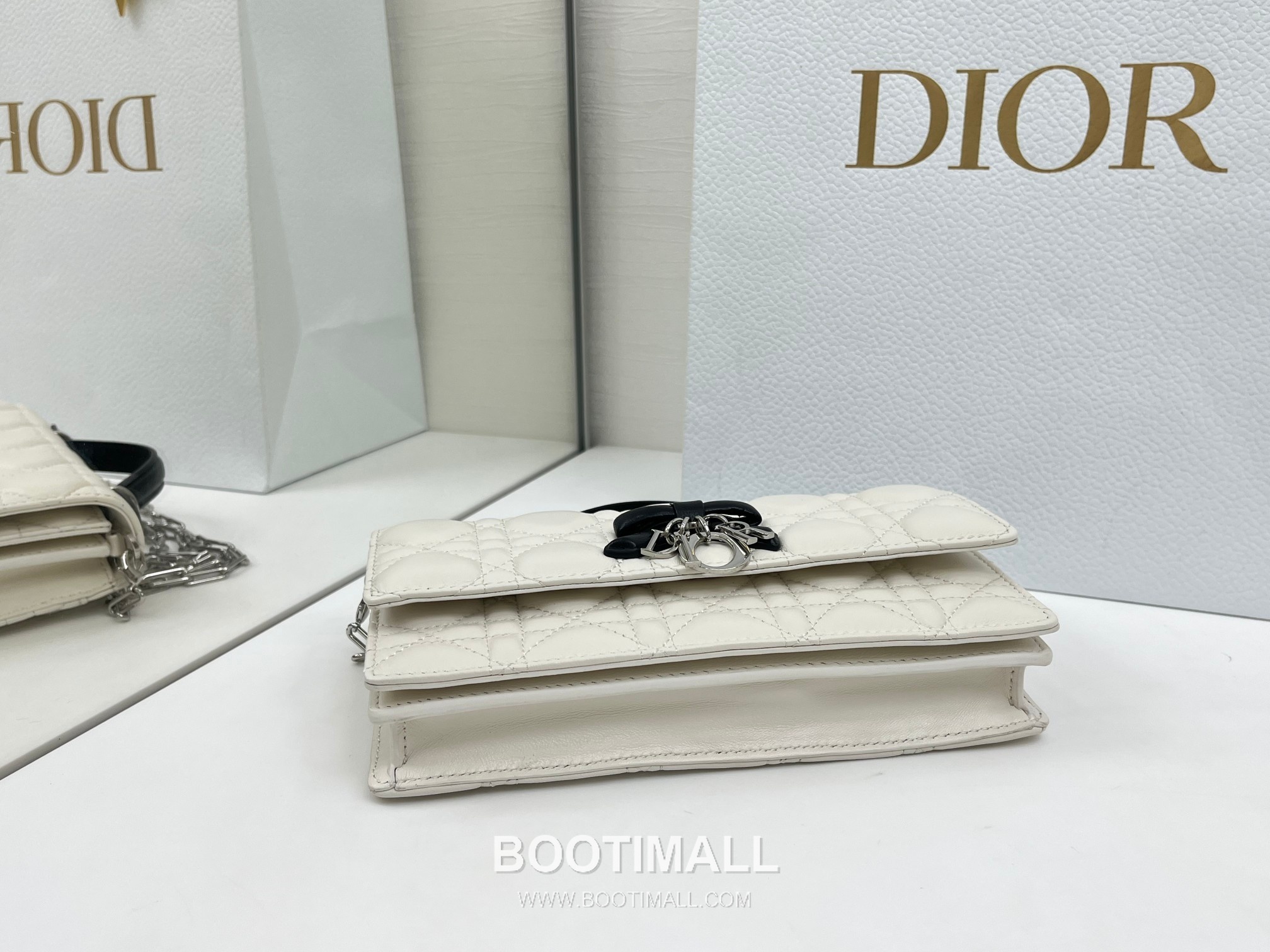 Dior My Dior Mini Cannage Lambskin Chain Flap Bag 디올 마이 디올 미니 까나쥬 램스킨 체인 플랩백 S0984 21cm 6