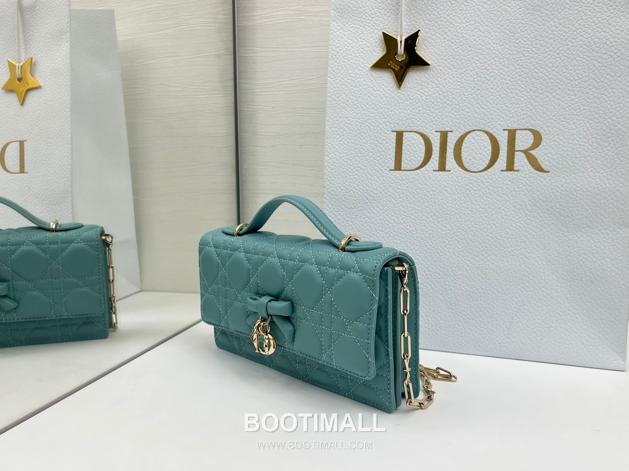 Dior My Dior Mini Cannage Lambskin Chain Flap Bag 디올 마이 디올 미니 까나쥬 램스킨 체인 플랩백 S0984 21cm 4