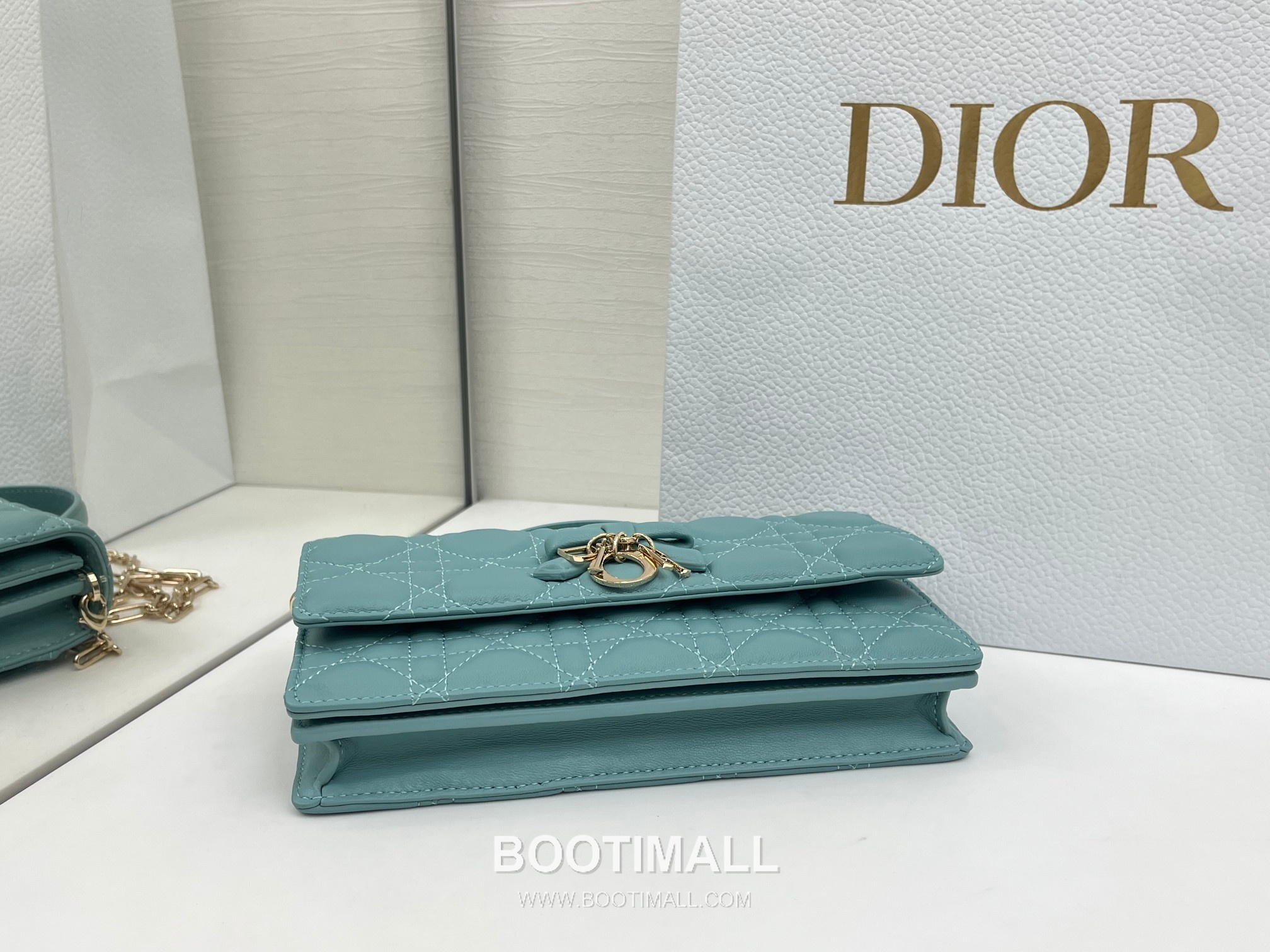 Dior My Dior Mini Cannage Lambskin Chain Flap Bag 디올 마이 디올 미니 까나쥬 램스킨 체인 플랩백 S0984 21cm 6