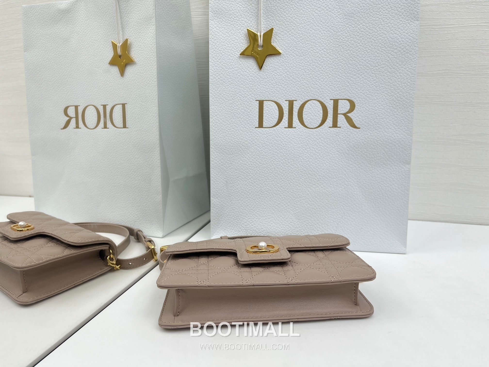 Dior Jolie Mini Cannage Lambskin Chain Flap Bag 디올 졸리 미니 까나쥬 램스킨 체인 플랩백 S3117 21cm 6
