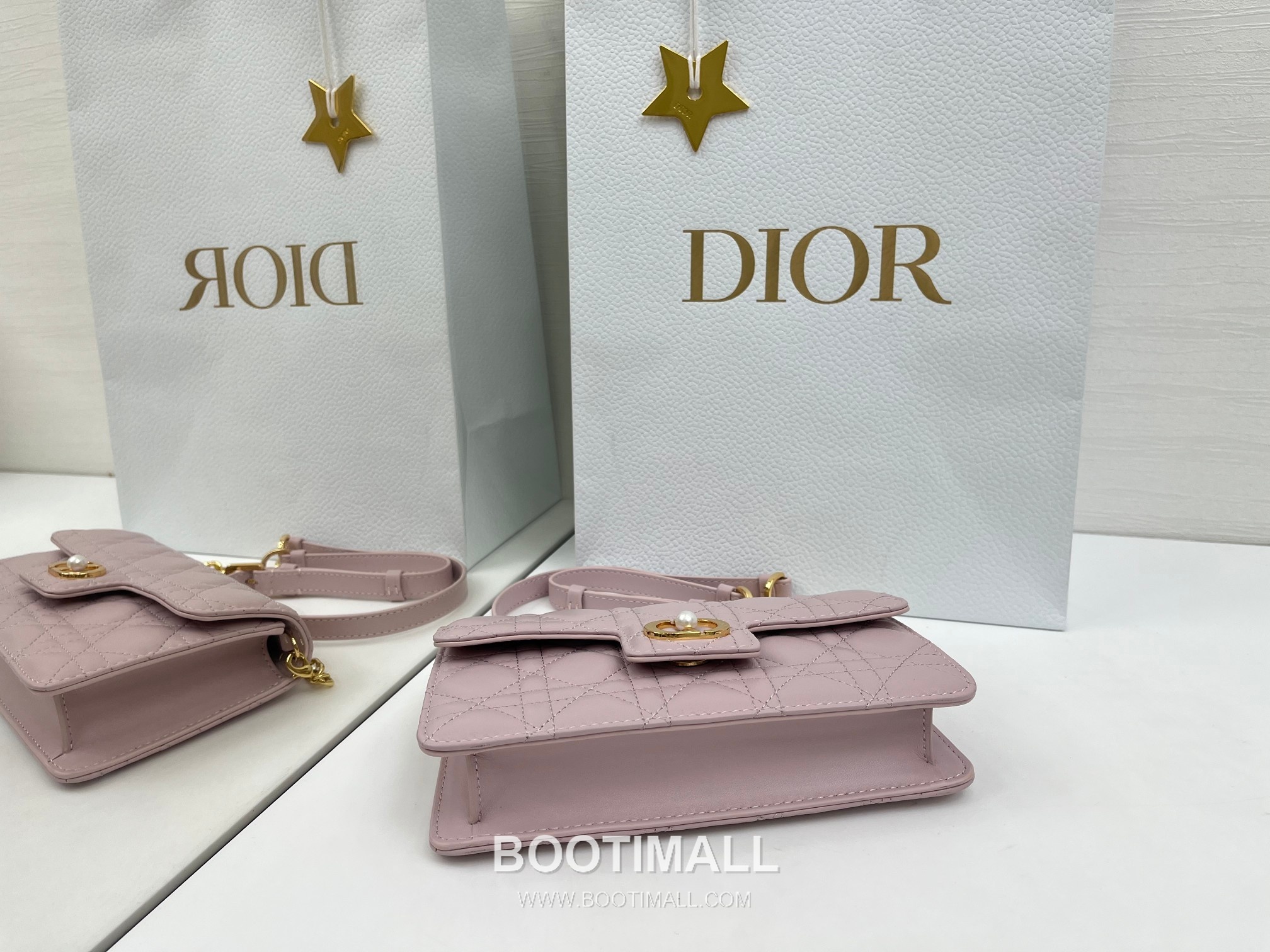 Dior Jolie Mini Cannage Lambskin Chain Flap Bag 디올 졸리 미니 까나쥬 램스킨 체인 플랩백 S3117 21cm 7