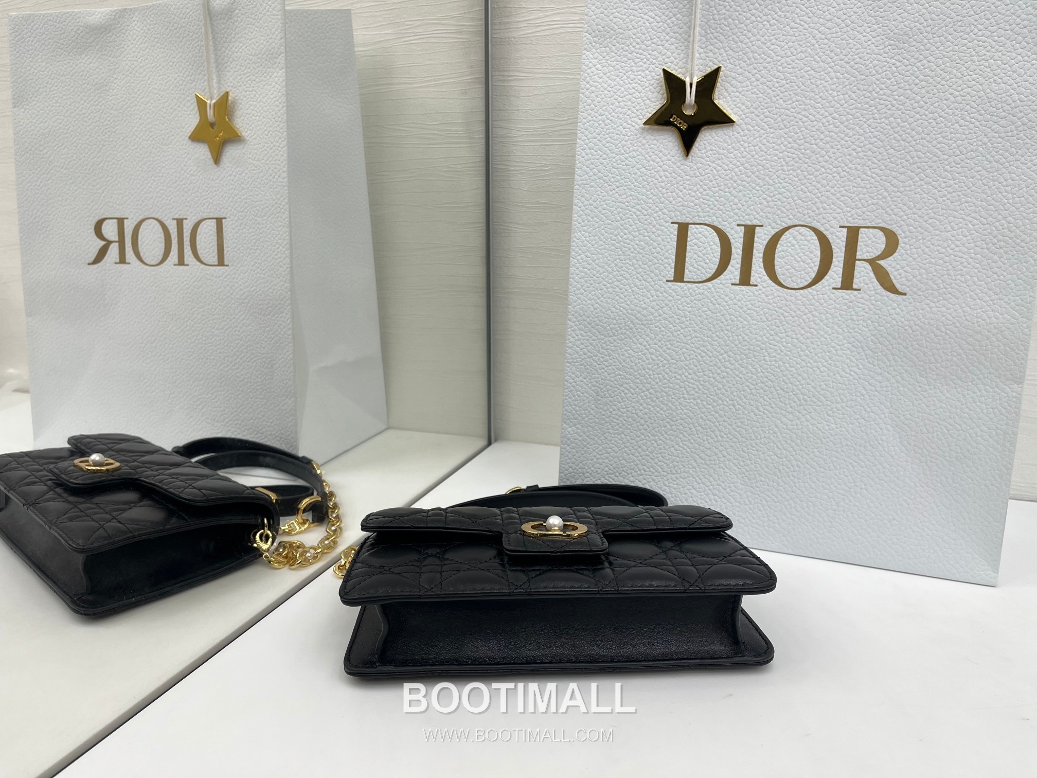 Dior Jolie Mini Cannage Lambskin Chain Flap Bag 디올 졸리 미니 까나쥬 램스킨 체인 플랩백 S3117 21cm 6