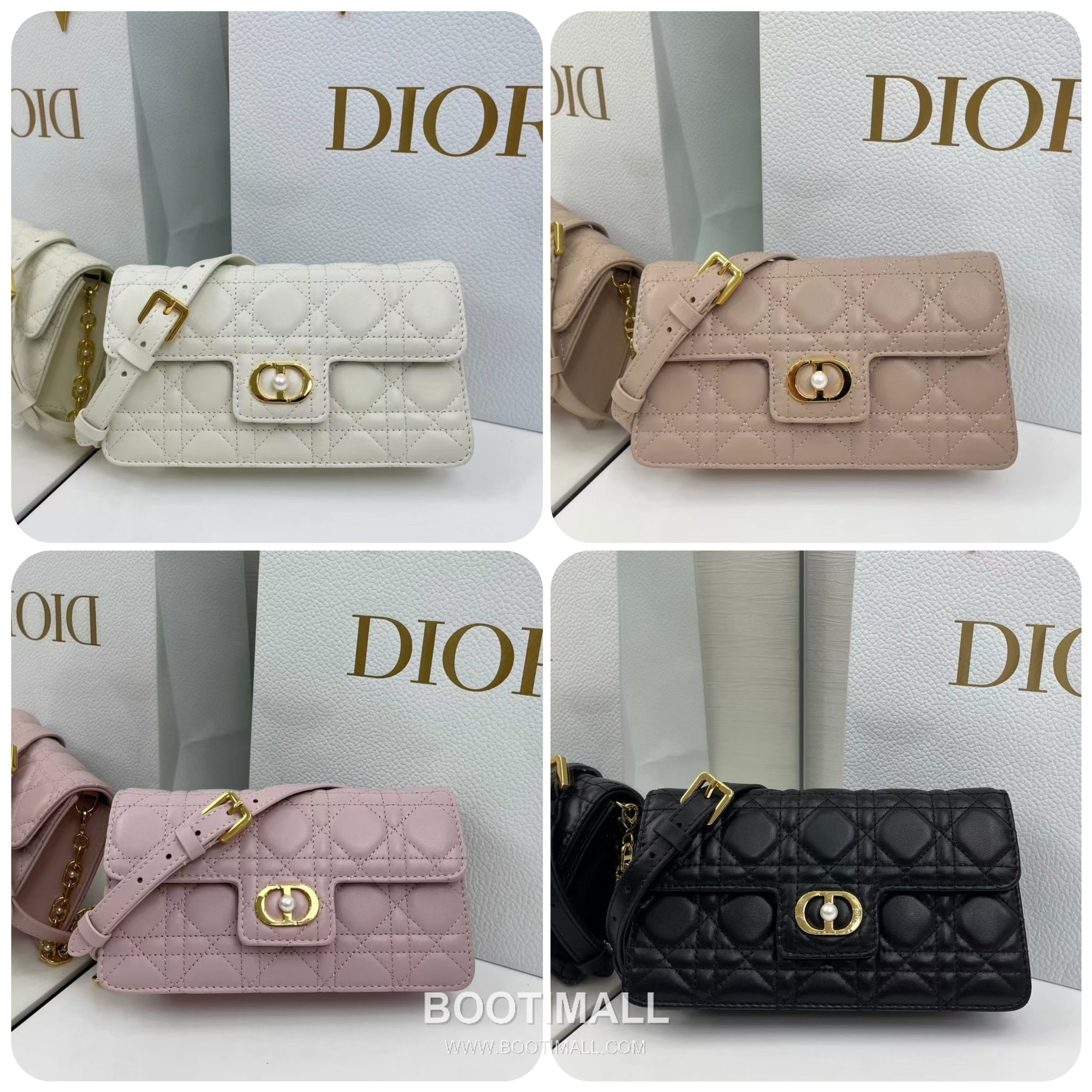 Dior Jolie Mini Cannage Lambskin Chain Flap Bag 디올 졸리 미니 까나쥬 램스킨 체인 플랩백 S3117 21cm 9