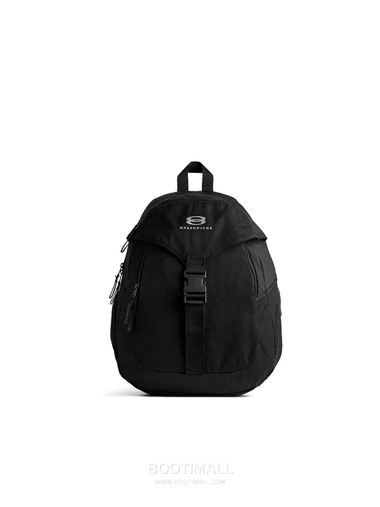 Balenciaga Unity Sports Icon Nylon Black Backpack 발렌시아가 유니티 스포츠 아이콘 나일론 블랙 백팩 37.8cm 5