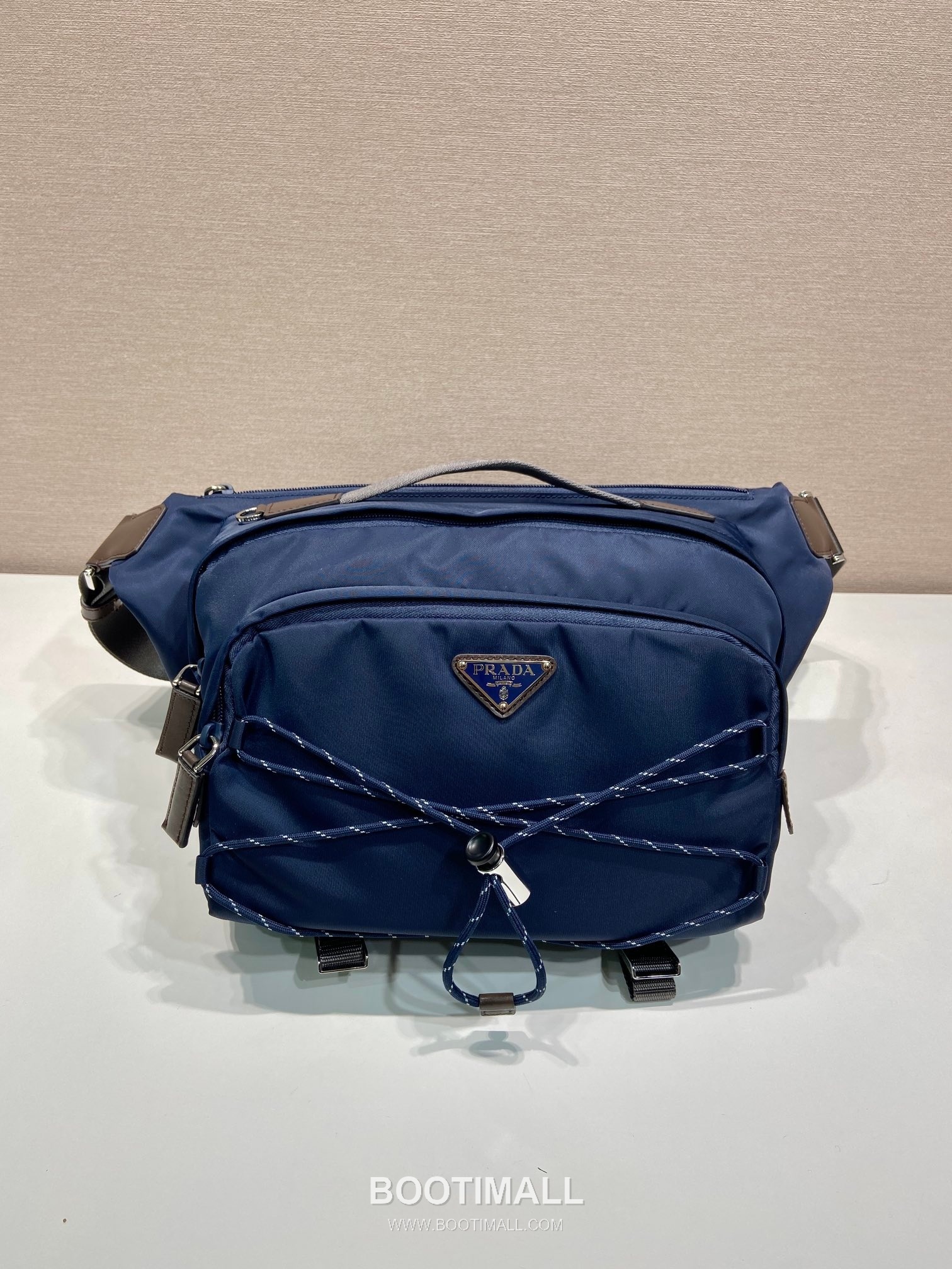 Prada Re-Nylon Messenger Bag 2VH201 프라다 리나일론 사피아노 가죽 트리밍 메신저백 30cm 1