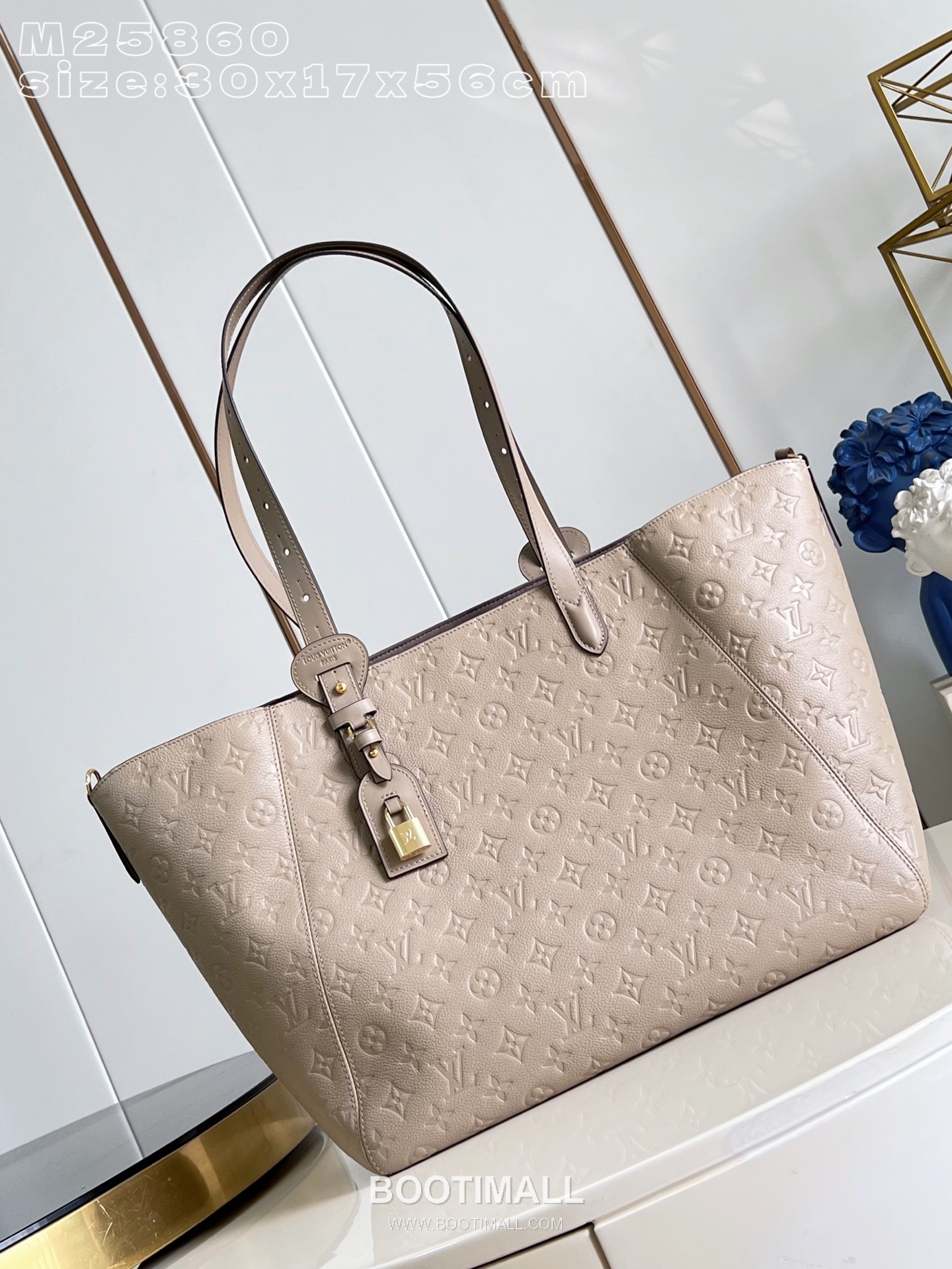 Louis Vuitton All In One MM Monogram Empreinte Leather Tote Bag M25889 루이비통 올인원 MM 모노그램 앙프렝뜨 가죽 토트백 56.5cm 2