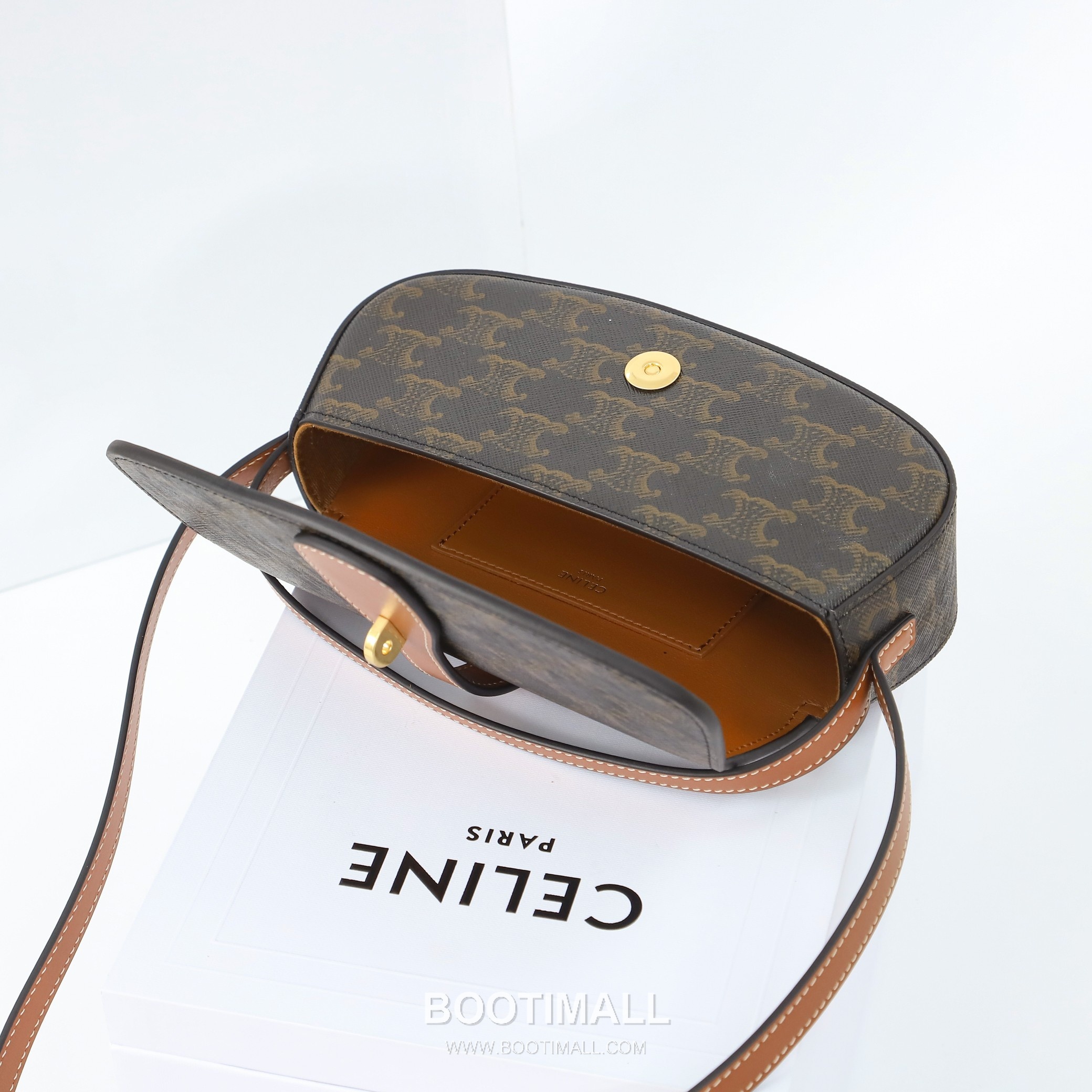 Celine Tabou Clutch Monogram Canvas Leather Bag 셀린느 타부 클러치 모노그램 캔버스 레더 숄더백 18cm 8