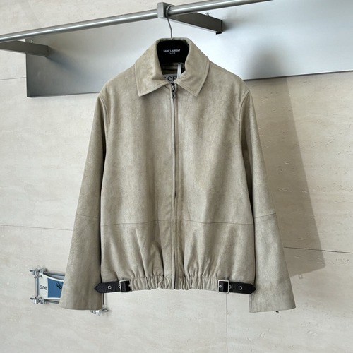 Loewe Louis Wain Suede Zip Blouson Jacket 로에베 루이스 웨인 스웨이드 집업 블루종 자켓