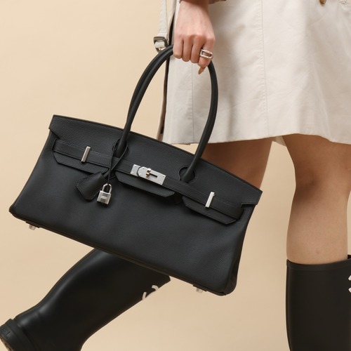 Hermès Birkin 42 Togo Leather Handbag 에르메스 버킨 42 토고 레더 토트백 에땅 블랙 42cm