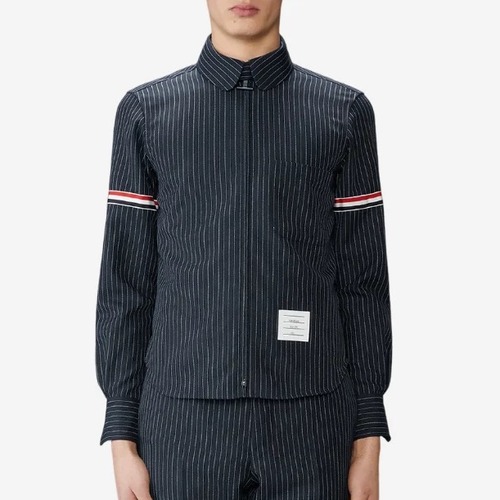 Thom Browne 4-Bar Stripe Wool Zip Jacket 톰브라운 4바 스트라이프 울 집업 재킷