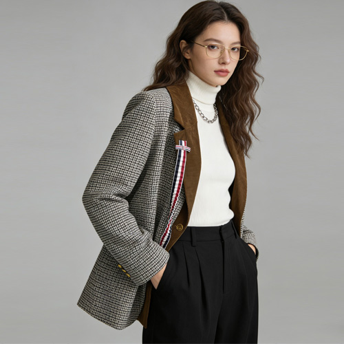 Thom Browne Houndstooth Wool Tailored Blazer 톰브라운 하운드투스 울 테일러드 블레이저