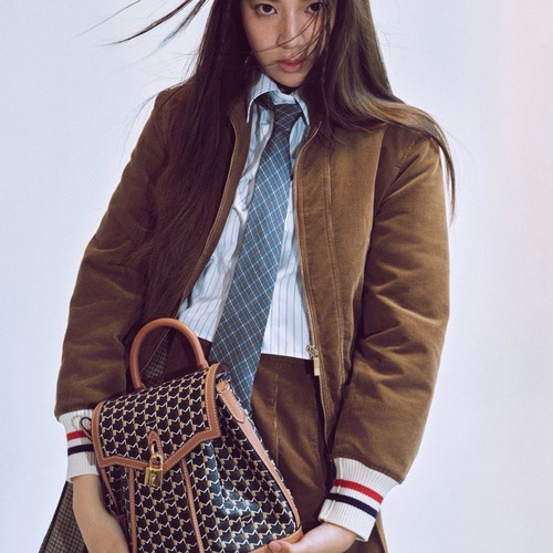 Thom Browne Cotton Zip-Up Harrington Jacket 톰브라운 코튼 집업 해링턴 재킷