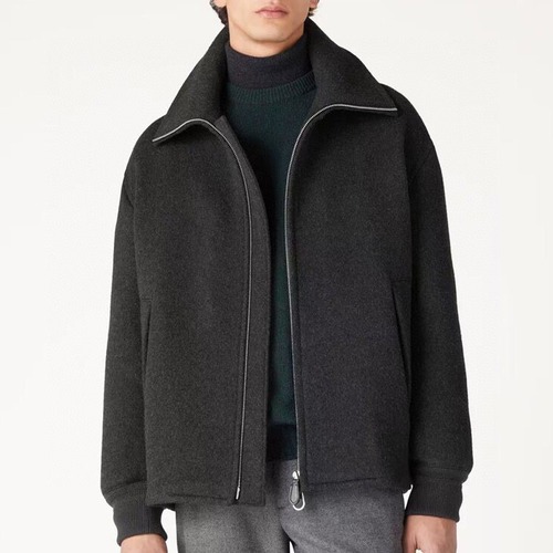 Loro Piana Wool Blend Zip-Up Jacket 로로피아나 울 블렌드 집업 재킷