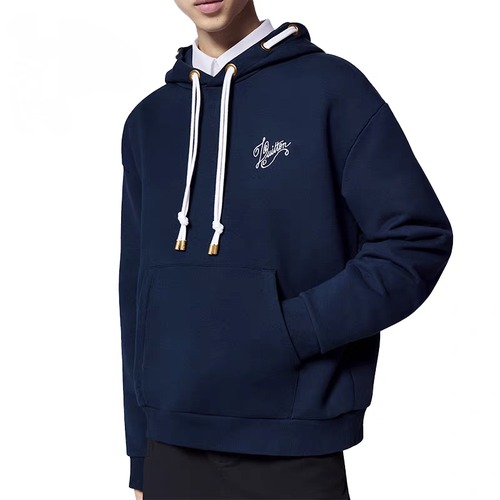 Louis Vuitton 2025 LV Logo Embroidered Cotton Hoodie 루이비통 2025 LV 로고 자수 코튼 후디