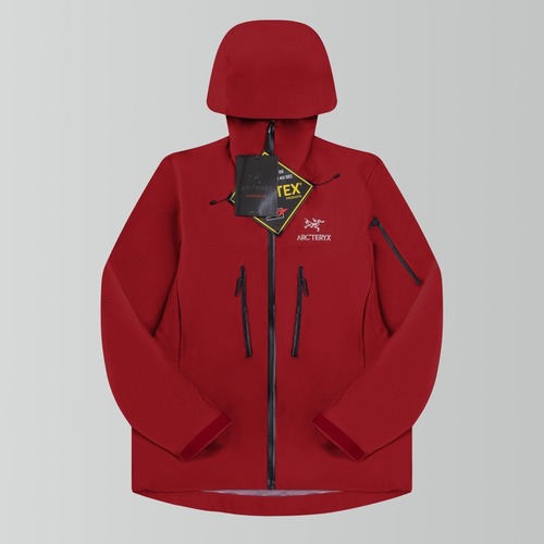 Arc'teryx Alpha SV GORE-TEX Pro Shell Jacket 아크테릭스 알파 SV 고어텍스 프로 쉘 재킷 코발트 딥레드