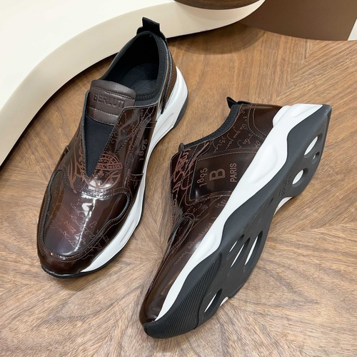 Berluti Shadow Leather Sneaker 벨루티 섀도우 레더 스니커즈 브라운