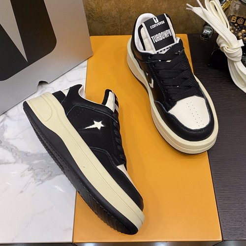 Rick Owens DRKSHDW x Converse TURBODRK Weapon 릭 오웬스 다크쉐도우 컨버스 터보드랙 웨폰 로우 스니커즈 A08047C 블