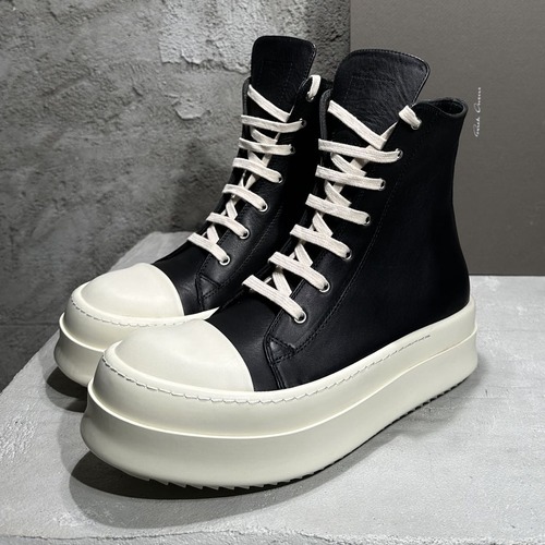 Rick Owens DRKSHDW Mega Lace Leather High Sneaker 릭 오웬스 다크쉐도우 메가 레이스 레더 하이 스니커즈