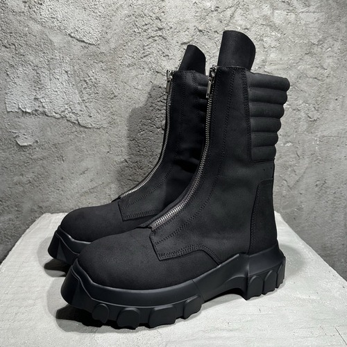 Rick Owens DRKSHDW Tractor Sole Leather Zip Boot 릭 오웬스 다크쉐도우 트랙터 솔 레더 집 부츠