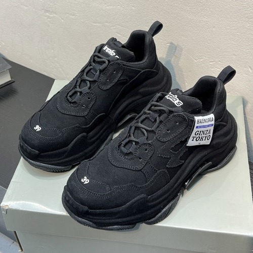 Balenciaga Triple S Tape Type Sneaker 발렌시아가 트리플 S 테이프 타입 스니커즈 블랙
