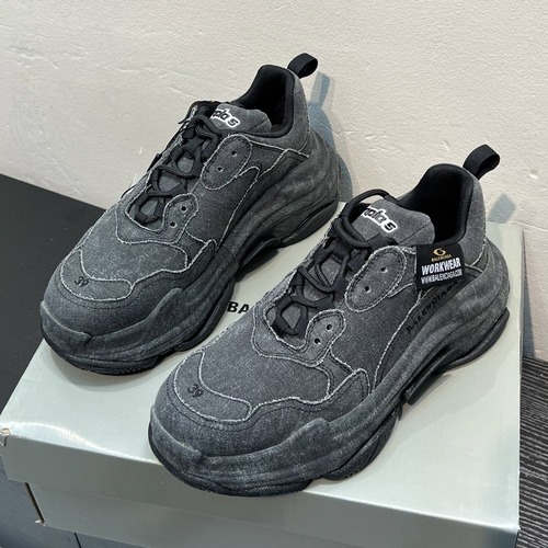 Balenciaga Triple S Tape Type Sneaker 발렌시아가 트리플 S 테이프 타입 스니커즈 그레이