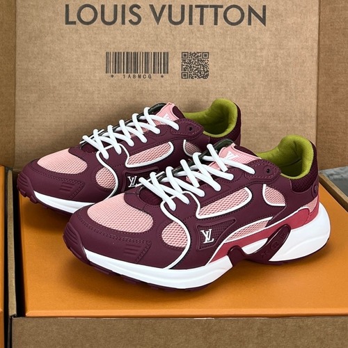 Louis Vuitton Olympia Round Toe Lace-up Low-top Sneakers 루이비통 올림피아 라운드 토 레이스업 로우탑 스니커즈