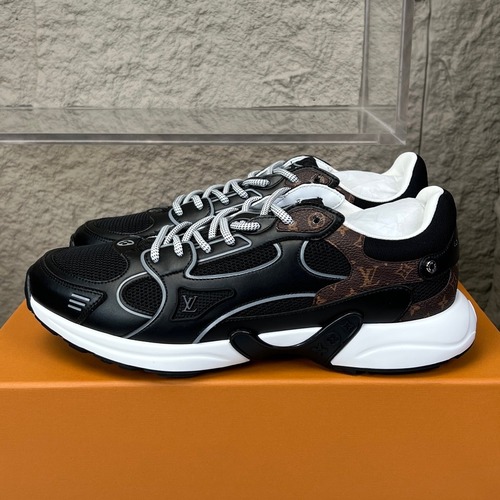 Louis Vuitton Olympia Round Toe Lace-up Low-top Sneakers 루이비통 올림피아 라운드 토 레이스업 로우탑 스니커즈 -5