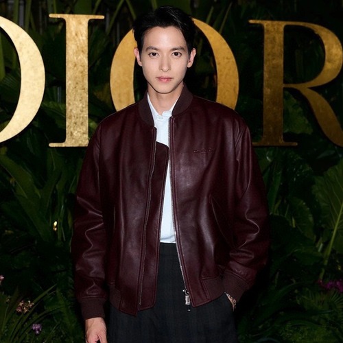 Dior Christian Dior Couture Calfskin Double Zipper Bomber Jacket 디올 크리스챤 디올 꾸뛰르 송아지 가죽 더블 지퍼 보머 재킷