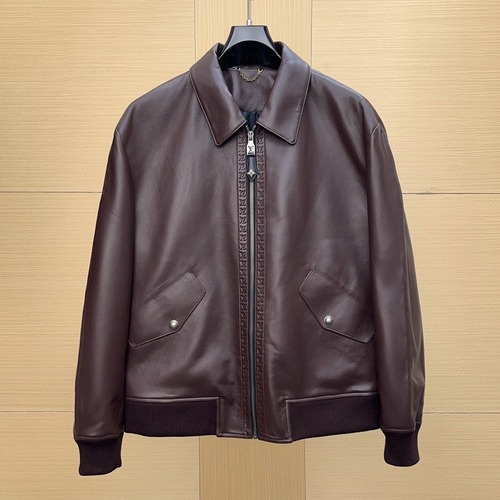 Louis Vuitton Monogram Floral Embossed Leather Bomber Jacket 루이비통 모노그램 플로럴 엠보싱 레더 봄버 재킷