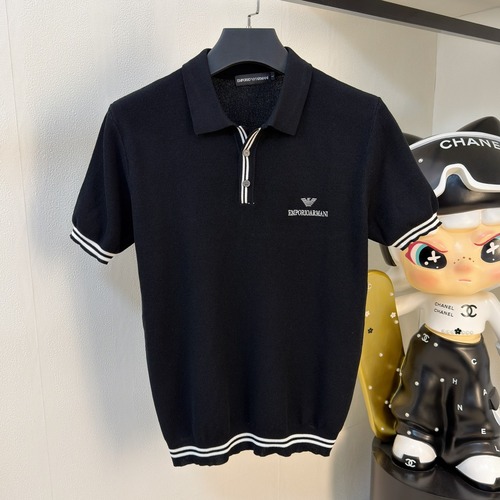 Armani Cotton Knit Short Sleeve T-Shirt 아르마니 코튼 니트 반팔 티셔츠