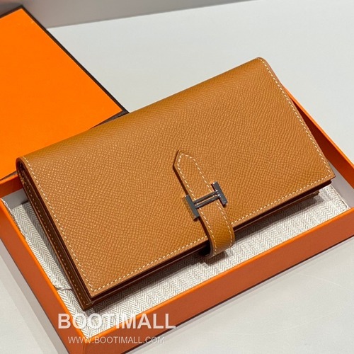 Hermes Epsom H Logo Long Wallet Black 에르메스 엡솜 H 로고 장지갑 블랙