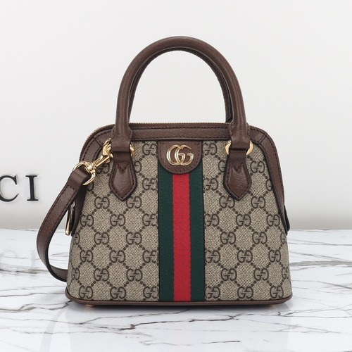 Gucci 772216 Beige Brown Leather Shoulder Bag 구찌 772216 행백 베이지 브라운 레더 숄더백 20cm