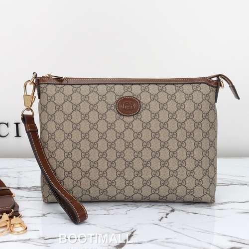 Gucci 726833 Apricot Brown Leather Shoulder Bag 구찌 726833 살구브라운 레더 숄더백 30cm
