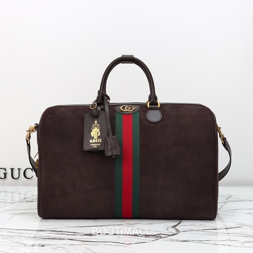 Gucci 834460 Brown Suede Leather Tote Bag 구찌 834460 브라운 스웨이드 레더 토트백 44cm