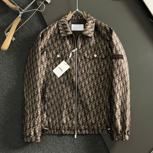 Dior Logo Jacquard Nylon Jacket Black 디올 로고 자카드 나일론 자켓