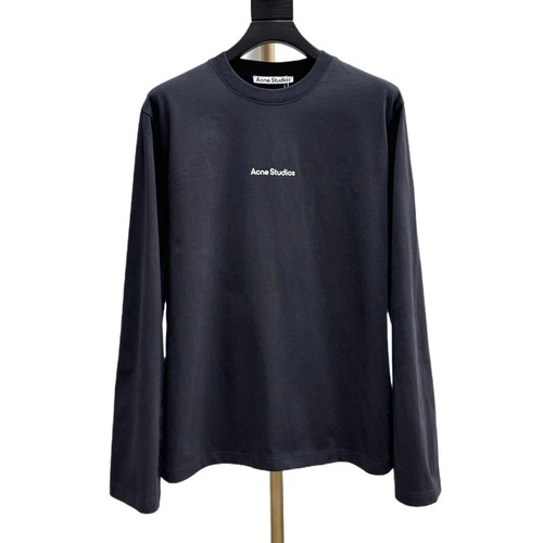 Acne Studios Logo Letter Print Round Neck Long Sleeve T-Shirt 아크네 스튜디오 로고 레터 프린트 라운드넥 긴팔 티셔츠 60033