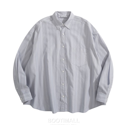 Acne Studios Striped Label Shirt 아크네스튜디오 스트라이프 라벨 셔츠 44, 46, 48, 50