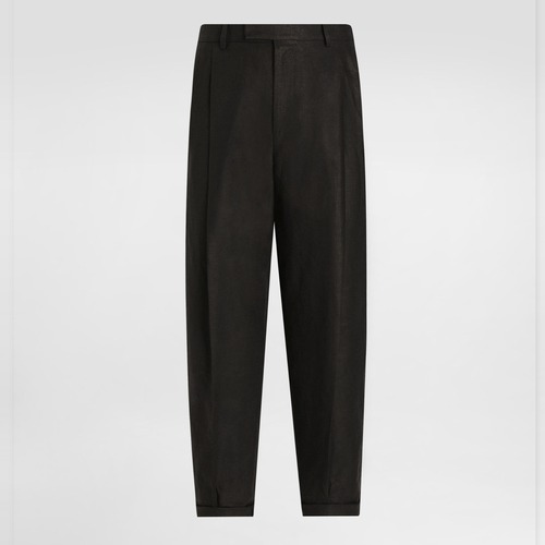 Dolce & Gabbana Linen Canvas Trousers Linen Burgundy 돌체앤가바나 리넨 캔버스 트라우저 리넨 버건디